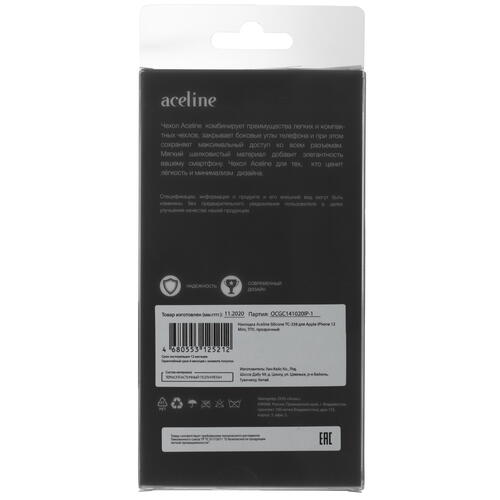 Купить Накладка  Aceline Silicone для Apple iPhone 12 mini прозрачный  4722730. Характеристики, отзывы и цены в Донецке