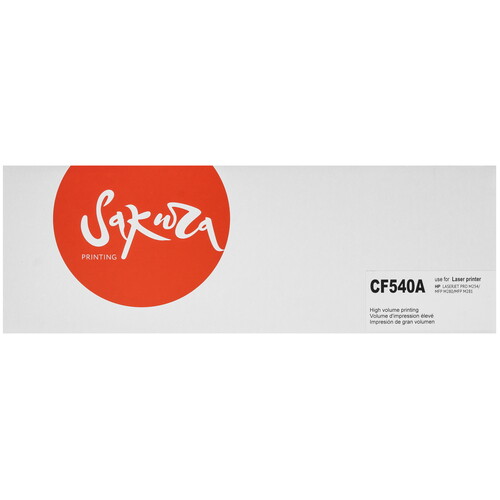 Купить Картридж лазерный SAKURA CF540A (203A) черный, с чипом  5363546. Характеристики, отзывы и цены в Донецке