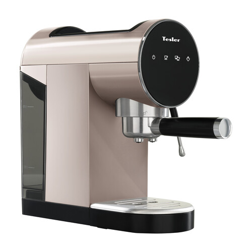 Купить Кофеварка рожковая Tesler ECM-260 SAND GREY коричневый  9130746. Характеристики, отзывы и цены в Донецке