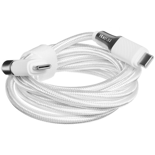 Купить Кабель круглый KEYRON USB Type-C - USB Type-C белый 1.5 м  9206857. Характеристики, отзывы и цены в Донецке