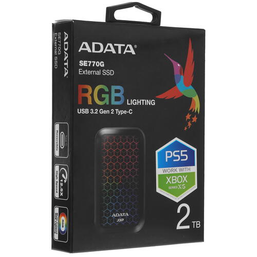 Купить 2000 ГБ Внешний SSD ADATA SE770G  5441979. Характеристики, отзывы и цены в Донецке