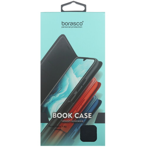 Купить Чехол-книжка  BoraSCO Book Case для Tecno POVA 7 5G синий  5640410. Характеристики, отзывы и цены в Донецке