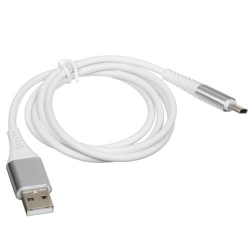 Купить Кабель круглый DEXP USB Type-C - USB 2.0 Type-A белый 1 м  1285496. Характеристики, отзывы и цены в Донецке