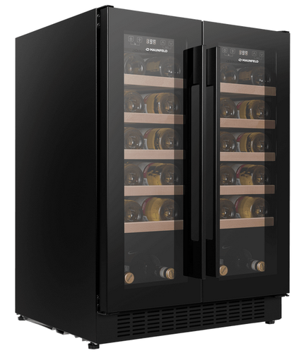 Купить Винный шкаф MAUNFELD MBWC-112S40 черный  9975388. Характеристики, отзывы и цены в Донецке