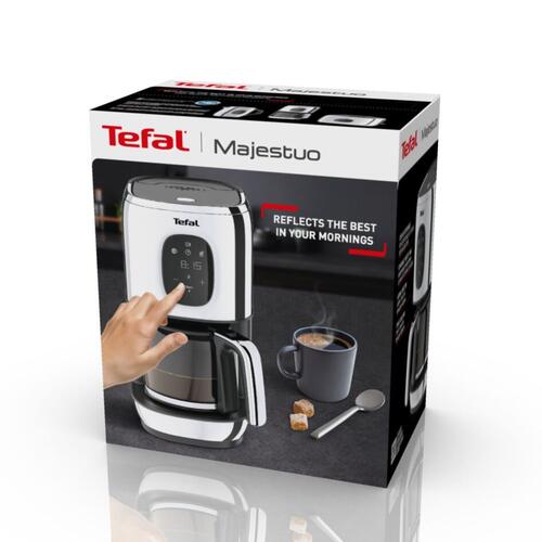 Купить Кофеварка капельная Tefal Majestuo CM883D10 серебристый  9071486. Характеристики, отзывы и цены в Донецке