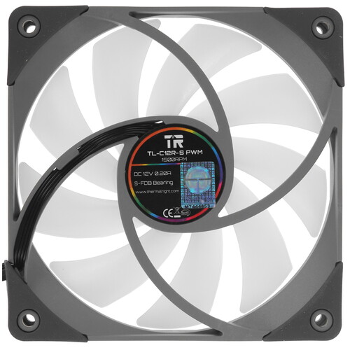 Купить Комплект реверсных вентиляторов Thermalright TL-C12R-S ARGB x3  серый  5615600. Характеристики, отзывы и цены в Донецке