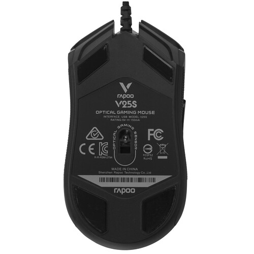 Купить Клавиатура+мышь  проводная  RAPOO V185S черный  9284431. Характеристики, отзывы и цены в Донецке