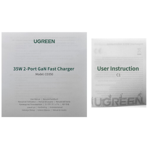 Купить Сетевое зарядное устройство Ugreen CD350 серый  9146528. Характеристики, отзывы и цены в Донецке