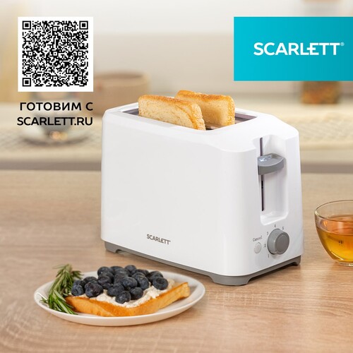 Купить Тостер Scarlett SC-TM11019 белый  8139305. Характеристики, отзывы и цены в Донецке