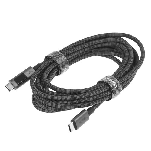 Купить Кабель круглый Ugreen USB Type-C - USB Type-C серый 3 м  5600463. Характеристики, отзывы и цены в Донецке