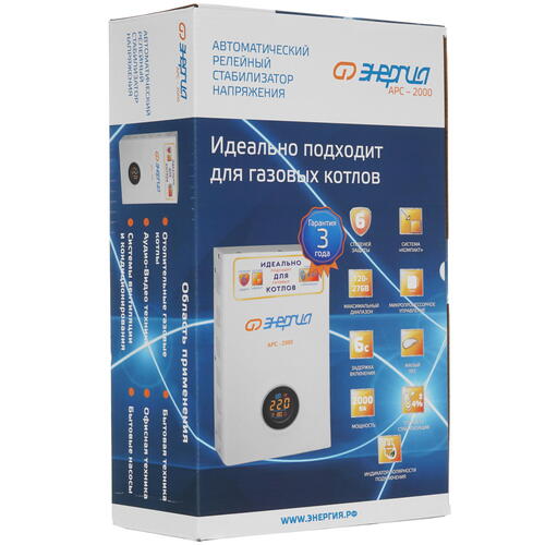Купить Стабилизатор напряжения Энергия APC-2000  5093964. Характеристики, отзывы и цены в Донецке