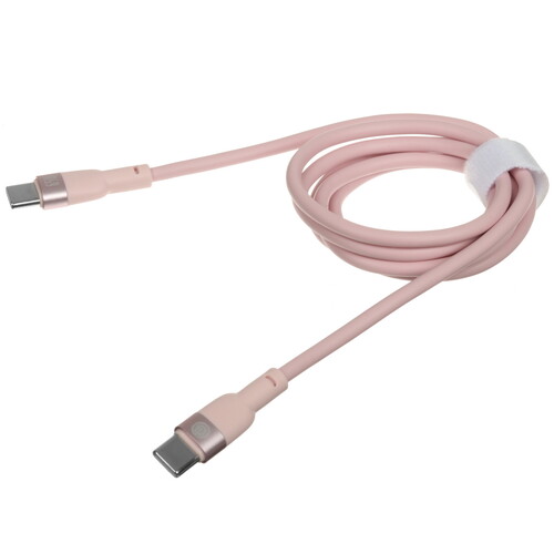 Купить Кабель круглый ВСЕГАЗИН USB Type-C - USB Type-C розовый 1 м  5482486. Характеристики, отзывы и цены в Донецке