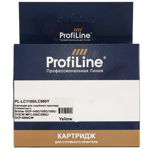 Купить Картридж ProfiLine PL-LC1100/LC980Y желтый  9128983. Характеристики, отзывы и цены в Донецке