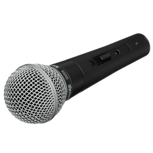 Купить Микрофон Shure SM58SE черный  5462462. Характеристики, отзывы и цены в Донецке