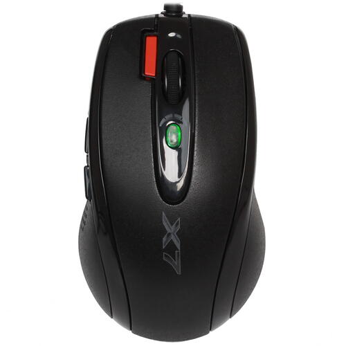 Купить Мышь проводная A4Tech X-718BK  черный  0108125. Характеристики, отзывы и цены в Донецке