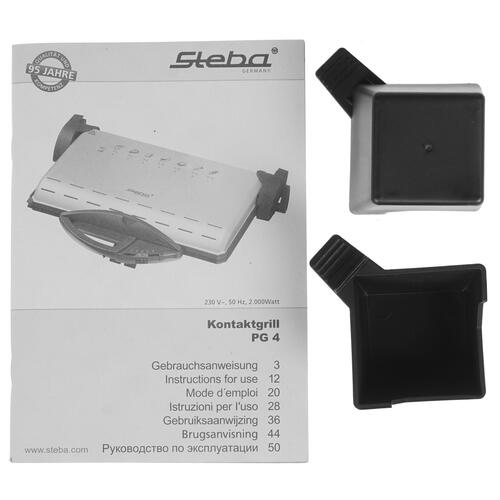 Купить Гриль Steba PG 4.4 Euro серебристый  1218016. Характеристики, отзывы и цены в Донецке