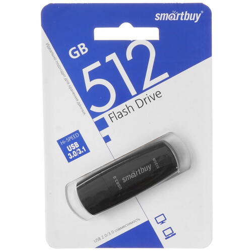 Купить Память USB Flash 512 ГБ Smartbuy Scout [SB512GB3SCK]  9055339. Характеристики, отзывы и цены в Донецке