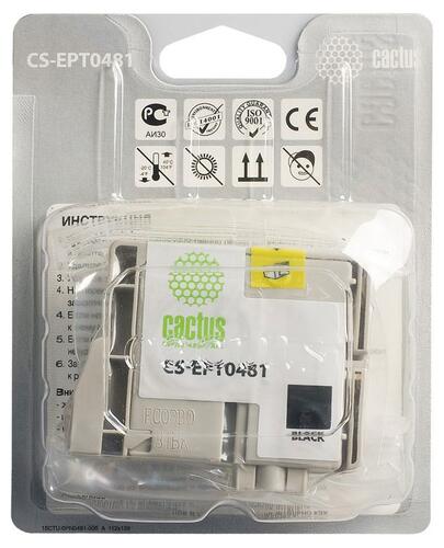 Купить Картридж Cactus CS-EPT0481 черный  7930541. Характеристики, отзывы и цены в Донецке