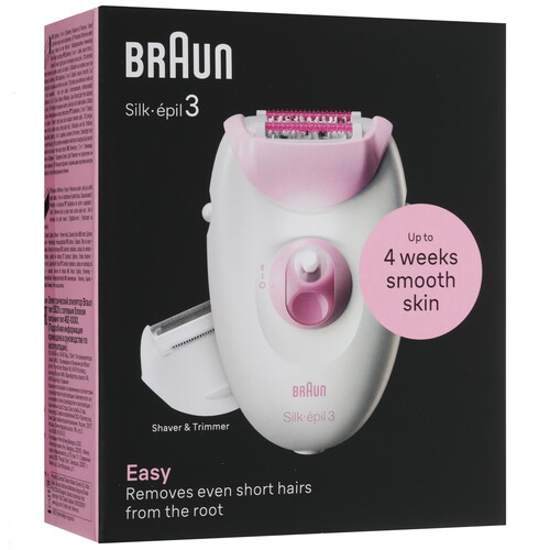 Купить Эпилятор Braun S3 SE 3-031  9123600. Характеристики, отзывы и цены в Донецке