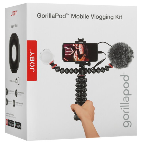 Купить Штатив JOBY GorillaPod Mobile Vlogging Kit черный  5483856. Характеристики, отзывы и цены в Донецке