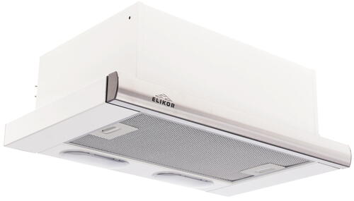 Купить Вытяжка телескопическая Elikor Интегра 50П-400-В2Л белый/серебристый  1047518. Характеристики, отзывы и цены в Донецке