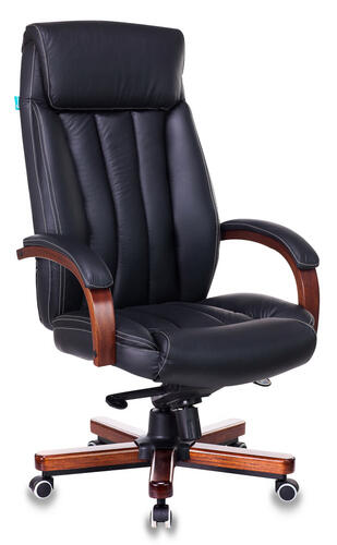 Купить Кресло офисное Бюрократ T-9922WALNUT черный  9096956. Характеристики, отзывы и цены в Донецке