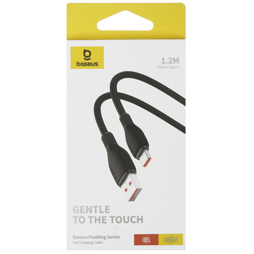 Купить Кабель круглый Baseus USB Type-C - USB 2.0 Type-A черный 1.2 м  5495751. Характеристики, отзывы и цены в Донецке