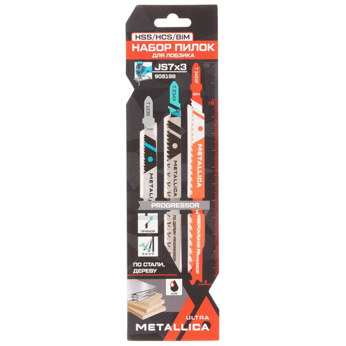 Купить Пилки для лобзика METALLICA Ultra №7 Progressor  9193958. Характеристики, отзывы и цены в Донецке