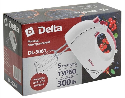 Купить Миксер DELTA DL-5061 фиолетовый  8110481. Характеристики, отзывы и цены в Донецке