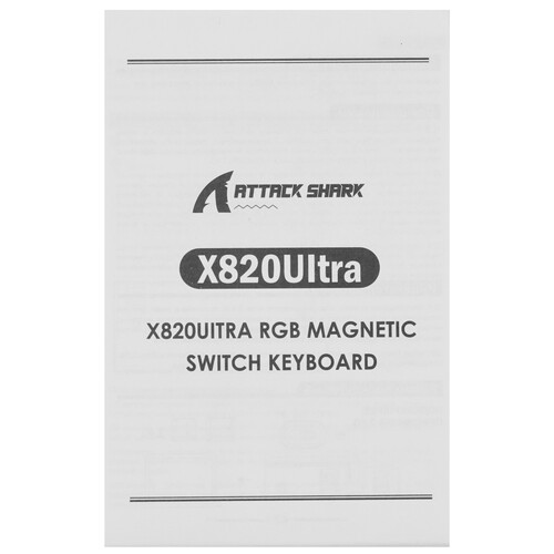 Купить Клавиатура  проводная + беспроводная Attack Shark X820Ultra  9293259. Характеристики, отзывы и цены в Донецке