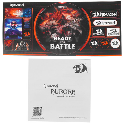 Купить Проводные наушники Redragon Aurora черный 2024  5616172. Характеристики, отзывы и цены в Донецке