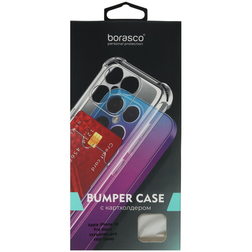 Купить Накладка  BoraSCO для Apple iPhone 16 Pro Max прозрачный  5637344. Характеристики, отзывы и цены в Донецке