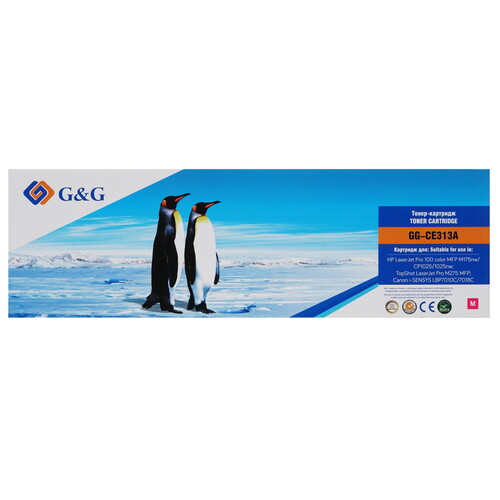 Купить Тонер-картридж лазерный G&G GG-CE313A пурпурный  9146579. Характеристики, отзывы и цены в Донецке