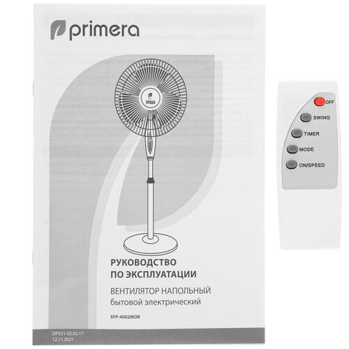 Купить Вентилятор Primera SFP-4002MOR  белый  9984609. Характеристики, отзывы и цены в Донецке