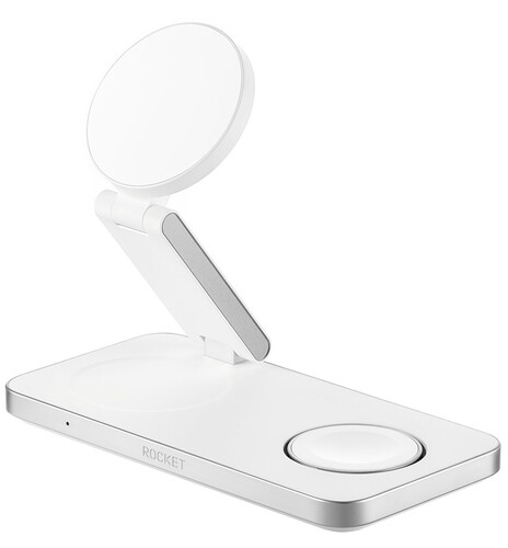 Купить Беспроводное зарядное устройство ROCKET Magic белый  9302718. Характеристики, отзывы и цены в Донецке