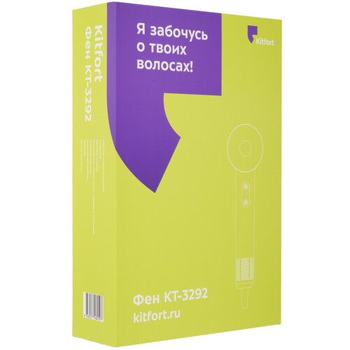 Купить Фен Kitfort КТ-3292 серебристый  9267977. Характеристики, отзывы и цены в Донецке
