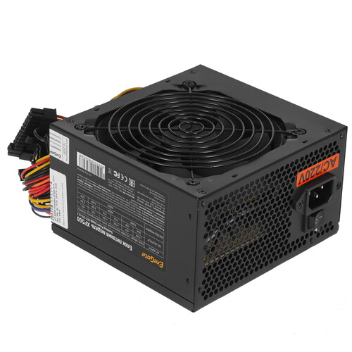 Купить Блок питания ExeGate XP500 [EX219463RUS] черный  8187977. Характеристики, отзывы и цены в Донецке