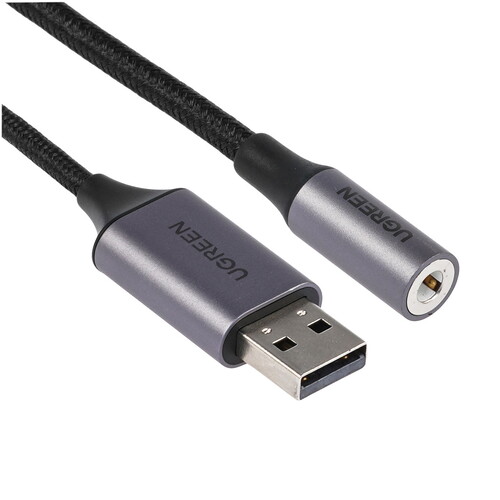 Купить Кабель соединительный   Ugreen 3.5 mm jack - USB A серый  9154995. Характеристики, отзывы и цены в Донецке
