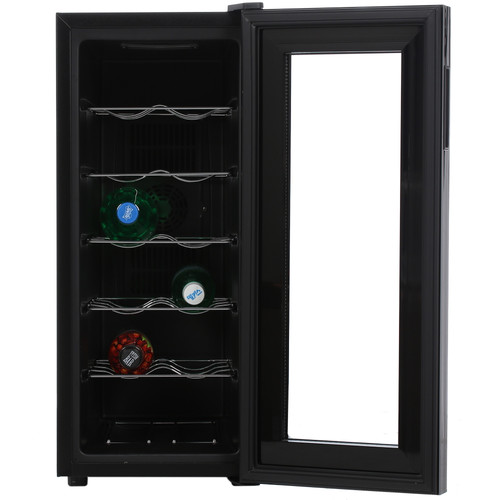Купить Винный шкаф Tesler WCV-120 черный  1108477. Характеристики, отзывы и цены в Донецке