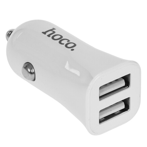 Купить Автомобильное ЗУ Hoco Z1 белый  9237896. Характеристики, отзывы и цены в Донецке