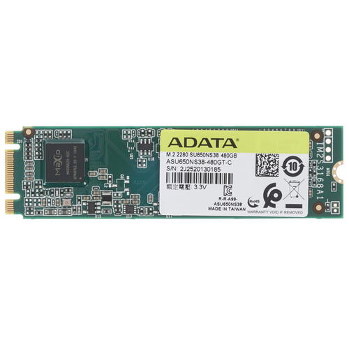 Купить 480 ГБ M.2 SATA накопитель ADATA Ultimate SU650 [ASU650NS38-480GT-C]  1391565. Характеристики, отзывы и цены в Донецке