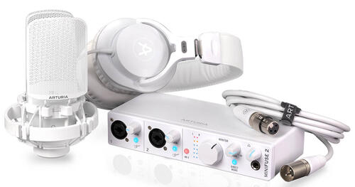 Купить Комплект для звукозаписи Arturia MiniFuse Recording Pack White  9044949. Характеристики, отзывы и цены в Донецке