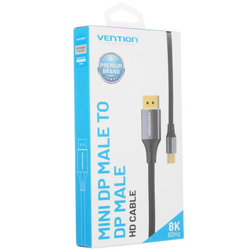 Купить Кабель  Vention mini DisplayPort - DisplayPort, 1.5 м  5096735. Характеристики, отзывы и цены в Донецке