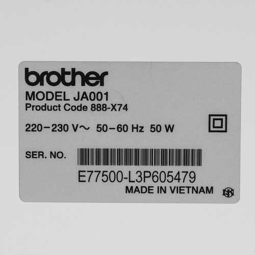 Купить Швейная машина Brother JA001  9280834. Характеристики, отзывы и цены в Донецке