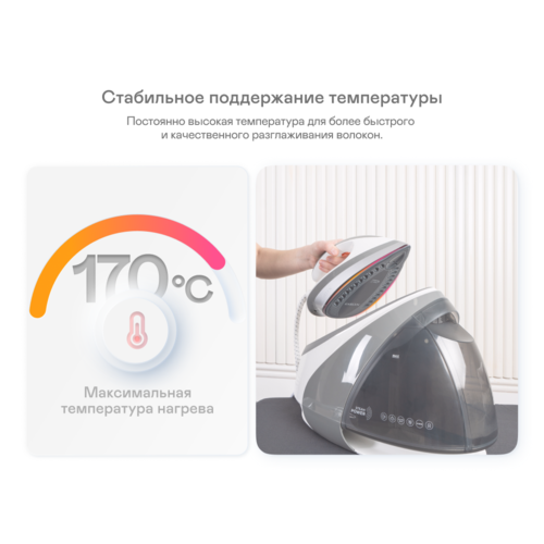 Купить Парогенератор Garlyn GST-10 Pro белый  9221239. Характеристики, отзывы и цены в Донецке