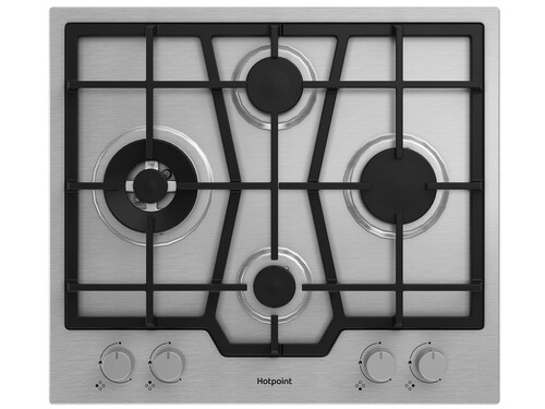 Купить Газовая варочная поверхность Hotpoint HGMT 643 W IX  9106611. Характеристики, отзывы и цены в Донецке