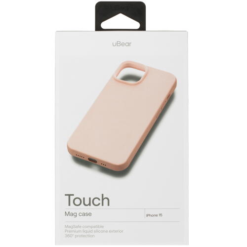 Купить Накладка  uBear Touch Mag Case для Apple iPhone 15 розовый  5426881. Характеристики, отзывы и цены в Донецке