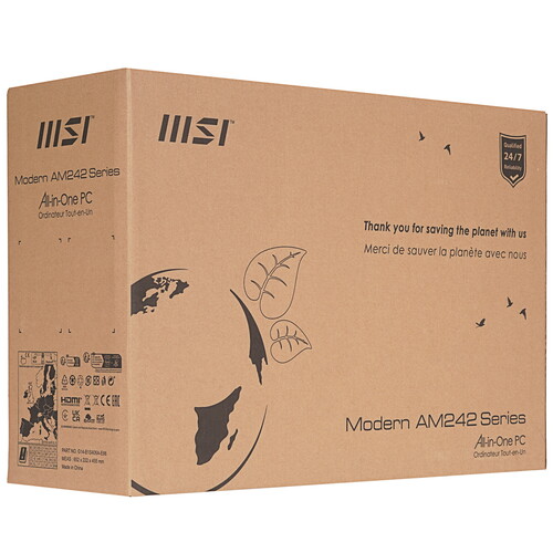 Купить 23.8" Моноблок MSI Modern AM242P 1M-1032XRU  5467401. Характеристики, отзывы и цены в Донецке