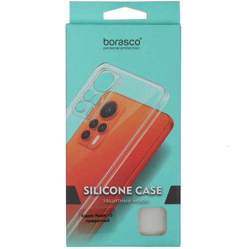 Купить Накладка  BoraSCO для POCO M6/ Xiaomi Redmi 13 прозрачный  5470562. Характеристики, отзывы и цены в Донецке
