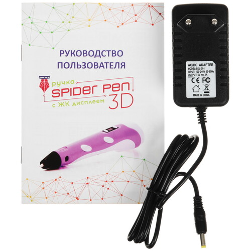 Купить Набор для творчества с 3D-ручкой Spider Pen BOX  голубой  9124830. Характеристики, отзывы и цены в Донецке